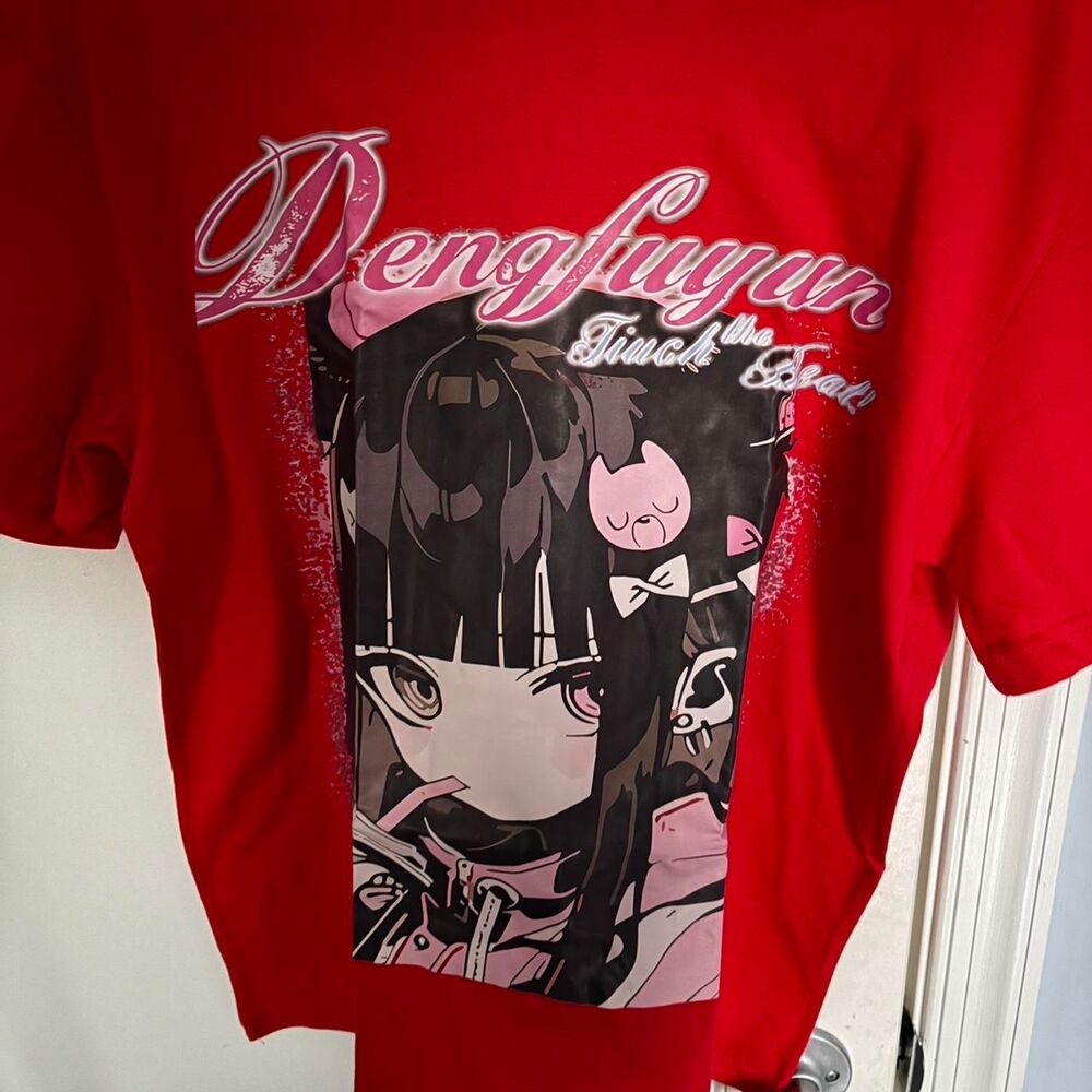 Red Anime Graphic Tee